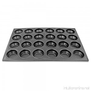 New Star Foodservice 37937 Commercial Grade Aluminum Non-Stick 24-Cup Muffin Pan - B009L9ZKXS